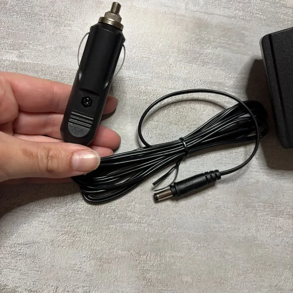 AC/DC Class 2 Power Supply and Car Charger Set Black